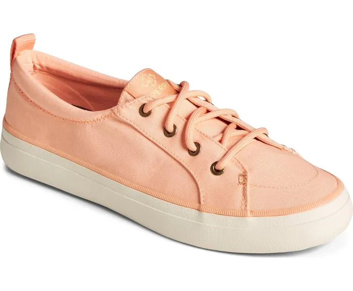Women SeaCycled Crest Vibe Pastel Sneaker Peach Sperry Sneakers Women SeaCycled Crest Vibe Pastel Sneaker Peach Sperry Sneakers