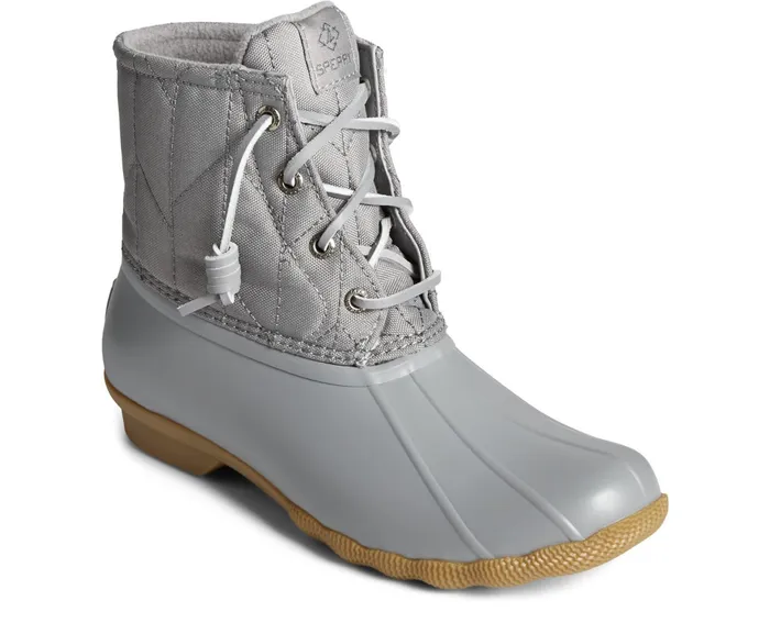 Women SeaCycled Saltwater Nylon Duck Boot Grey Sperry Boots Women SeaCycled Saltwater Nylon Duck Boot Grey Sperry Boots