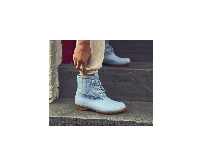 Women SeaCycled Saltwater Nylon Duck Boot Grey Sperry Boots Women SeaCycled Saltwater Nylon Duck Boot Grey Sperry Boots