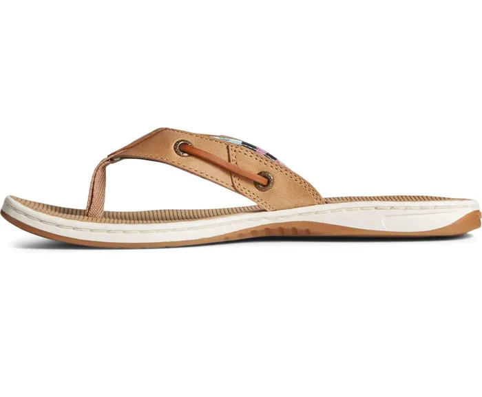 Women Seafish Leather Flip Flop Tan Sperry Sandals Women Seafish Leather Flip Flop Tan Sperry Sandals