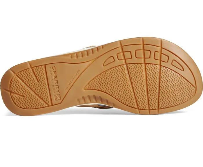 Women Seafish Leather Flip Flop Tan Sperry Sandals Women Seafish Leather Flip Flop Tan Sperry Sandals