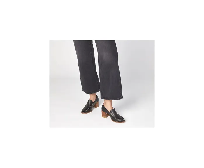 Women Seaport Penny Heel Leather Loafer Black Sperry Flats and Loafers Women Seaport Penny Heel Leather Loafer Black Sperry Flats and Loafers