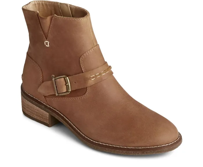 Women Seaport Storm Short Shackle Boot Tan Sperry Boots Women Seaport Storm Short Shackle Boot Tan Sperry Boots