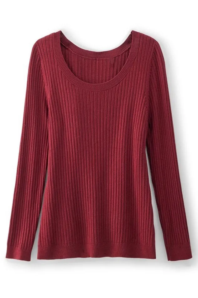 Women Soft Essential Ribbed Pullover Sweater Evergreen Soft Surroundings Tops Women Soft Essential Ribbed Pullover Sweater Evergreen Soft Surroundings Tops