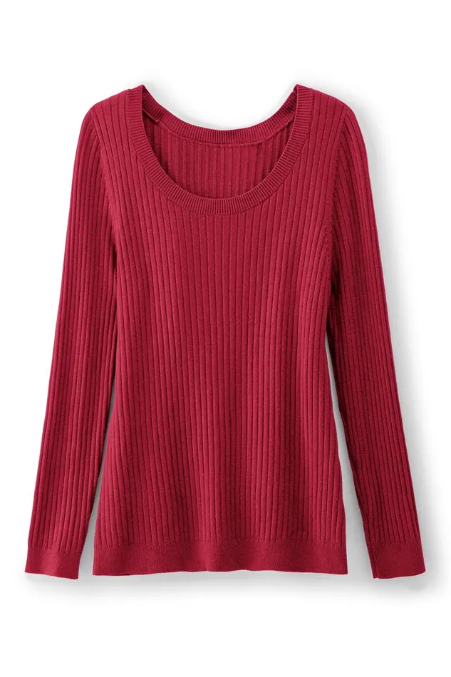 Women Soft Essential Ribbed Pullover Sweater Evergreen Soft Surroundings Tops Women Soft Essential Ribbed Pullover Sweater Evergreen Soft Surroundings Tops