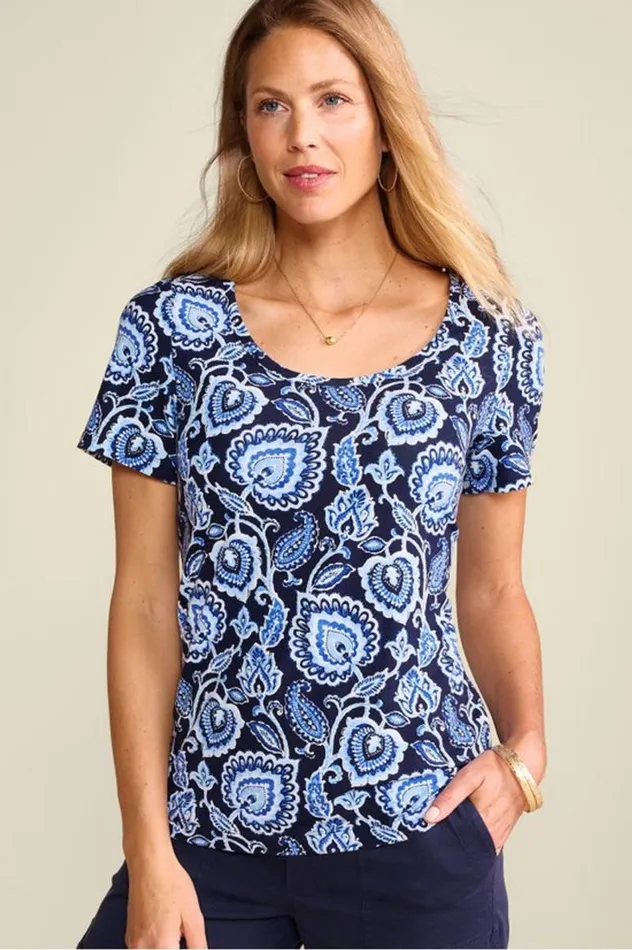 Women Soft Essential Supima Short Sleeve Tee Azalea Pink Soft Surroundings Tops Women Soft Essential Supima Short Sleeve Tee Azalea Pink Soft Surroundings Tops