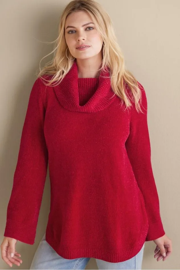 Women Soft Winds Chenille Tunic Sweater Mauve Mist Soft Surroundings Tops Women Soft Winds Chenille Tunic Sweater Mauve Mist Soft Surroundings Tops