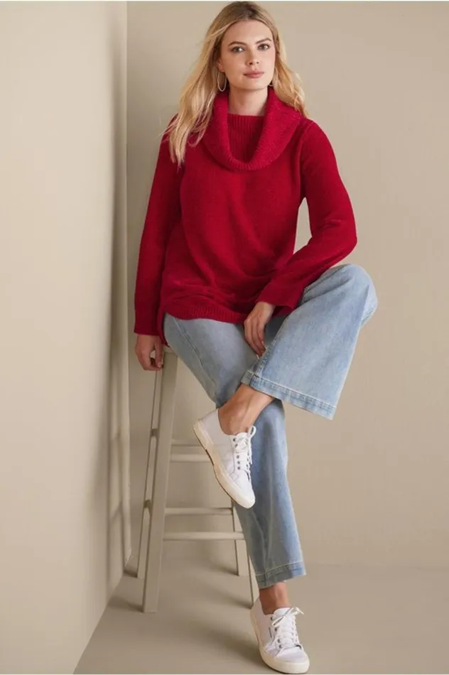 Women Soft Winds Chenille Tunic Sweater Mauve Mist Soft Surroundings Tops Women Soft Winds Chenille Tunic Sweater Mauve Mist Soft Surroundings Tops
