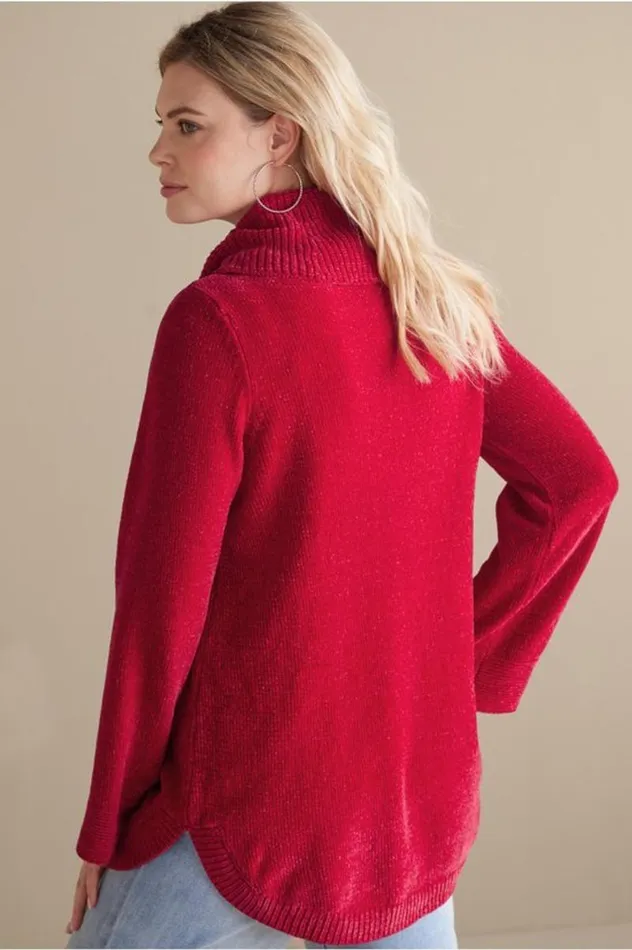 Women Soft Winds Chenille Tunic Sweater Mauve Mist Soft Surroundings Tops Women Soft Winds Chenille Tunic Sweater Mauve Mist Soft Surroundings Tops