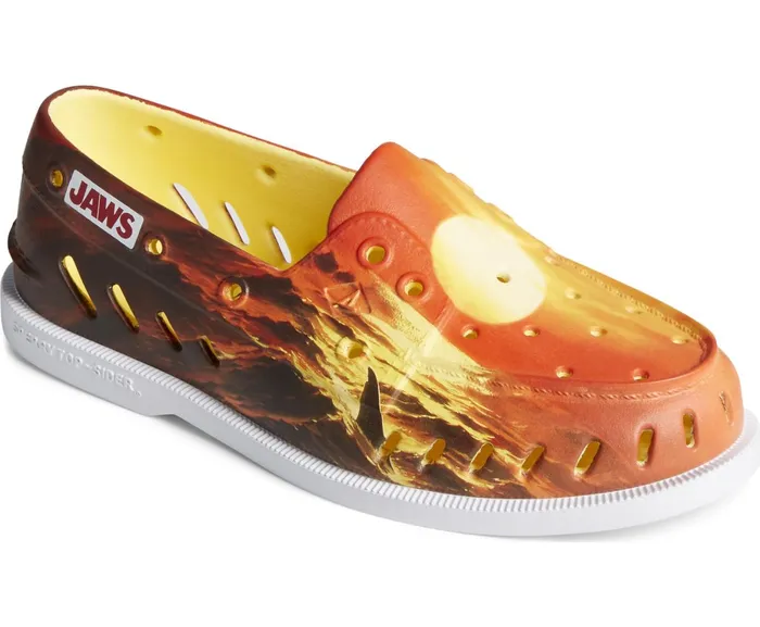 Women Sperry X JAWS Authentic Original Float Boat Shoe Orange Sperry Sandals Women Sperry X JAWS Authentic Original Float Boat Shoe Orange Sperry Sandals