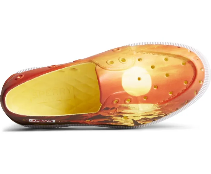 Women Sperry X JAWS Authentic Original Float Boat Shoe Orange Sperry Sandals Women Sperry X JAWS Authentic Original Float Boat Shoe Orange Sperry Sandals