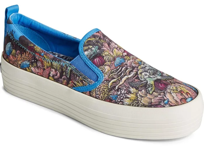 Women Sperry X Kerby Crest Twin Gore Utopia Platform Slip On Sneaker Multi Sperry Sneakers Women Sperry X Kerby Crest Twin Gore Utopia Platform Slip On Sneaker Multi Sperry Sneakers
