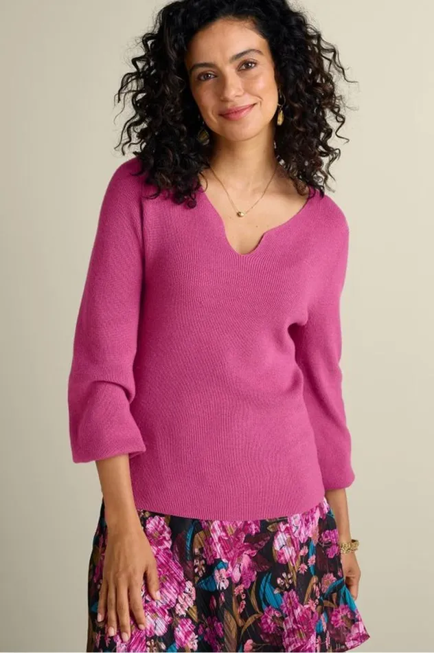 Women Suze Sweater Cactus Flower Soft Surroundings Tops Women Suze Sweater Cactus Flower Soft Surroundings Tops