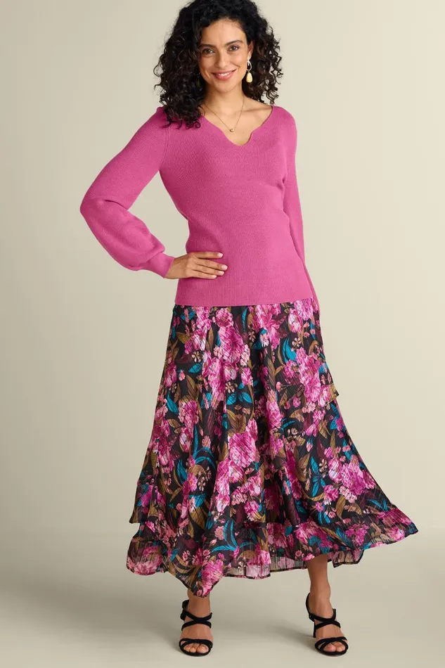 Women Suze Sweater Cactus Flower Soft Surroundings Tops Women Suze Sweater Cactus Flower Soft Surroundings Tops