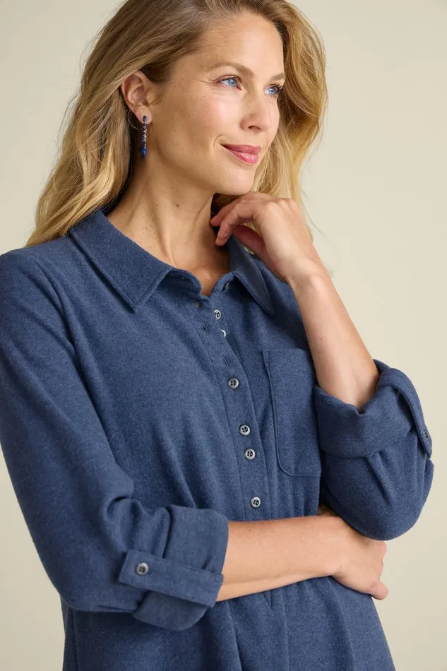 Women Take It Easy Tunic Sangria Heather Soft Surroundings Tops Women Take It Easy Tunic Sangria Heather Soft Surroundings Tops
