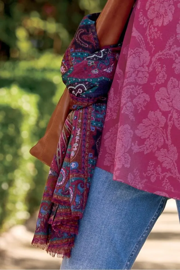 Women Tamara Paisley Scarf Multi Soft Surroundings Scarves and Wraps Women Tamara Paisley Scarf Multi Soft Surroundings Scarves and Wraps