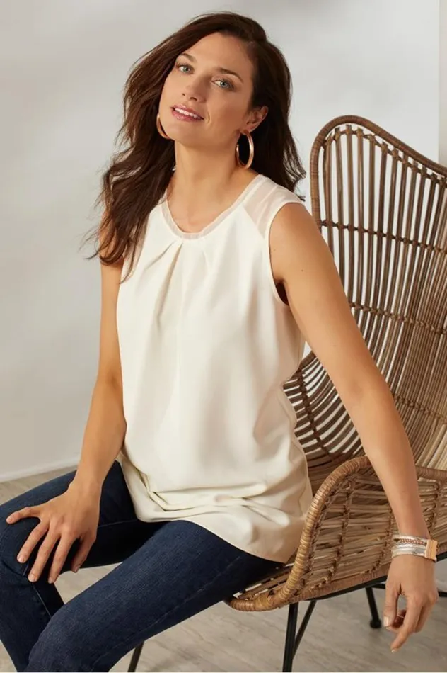 Women Teagan Tunic I Teak Soft Surroundings Tops Women Teagan Tunic I Teak Soft Surroundings Tops