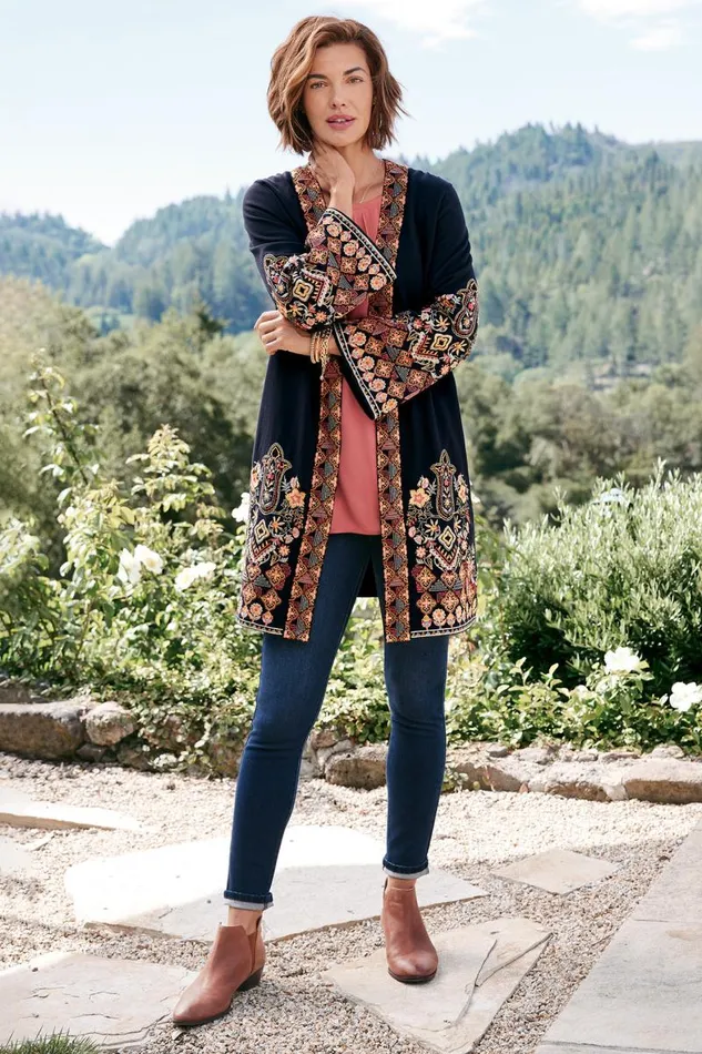 Women Teagan Tunic I Teak Soft Surroundings Tops Women Teagan Tunic I Teak Soft Surroundings Tops
