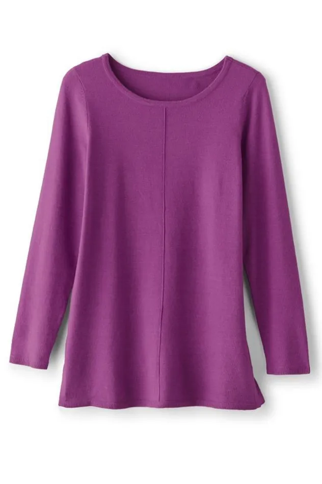 Women Tiana Sweater Tunic Willow Herb Soft Surroundings Tops Women Tiana Sweater Tunic Willow Herb Soft Surroundings Tops