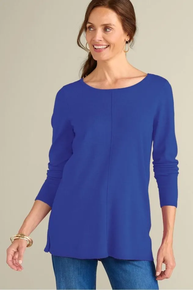 Women Tiana Sweater Tunic Willow Herb Soft Surroundings Tops Women Tiana Sweater Tunic Willow Herb Soft Surroundings Tops