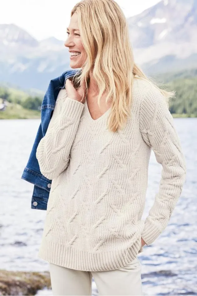 Women Trina Chenille Sweater Aquarelle Soft Surroundings Tops Women Trina Chenille Sweater Aquarelle Soft Surroundings Tops
