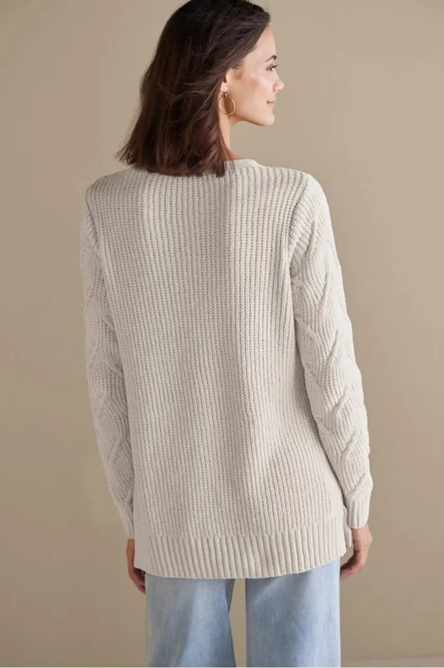 Women Trina Chenille Sweater Aquarelle Soft Surroundings Tops Women Trina Chenille Sweater Aquarelle Soft Surroundings Tops