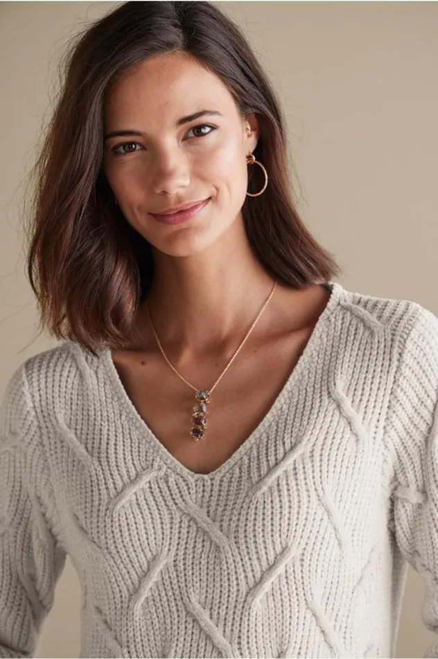 Women Trina Chenille Sweater Aquarelle Soft Surroundings Tops Women Trina Chenille Sweater Aquarelle Soft Surroundings Tops