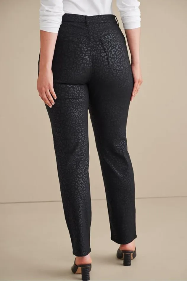 Women Ultimate Denim Animal Straight Leg Jeans Metallic Animal Soft Surroundings Jeans Women Ultimate Denim Animal Straight Leg Jeans Metallic Animal Soft Surroundings Jeans