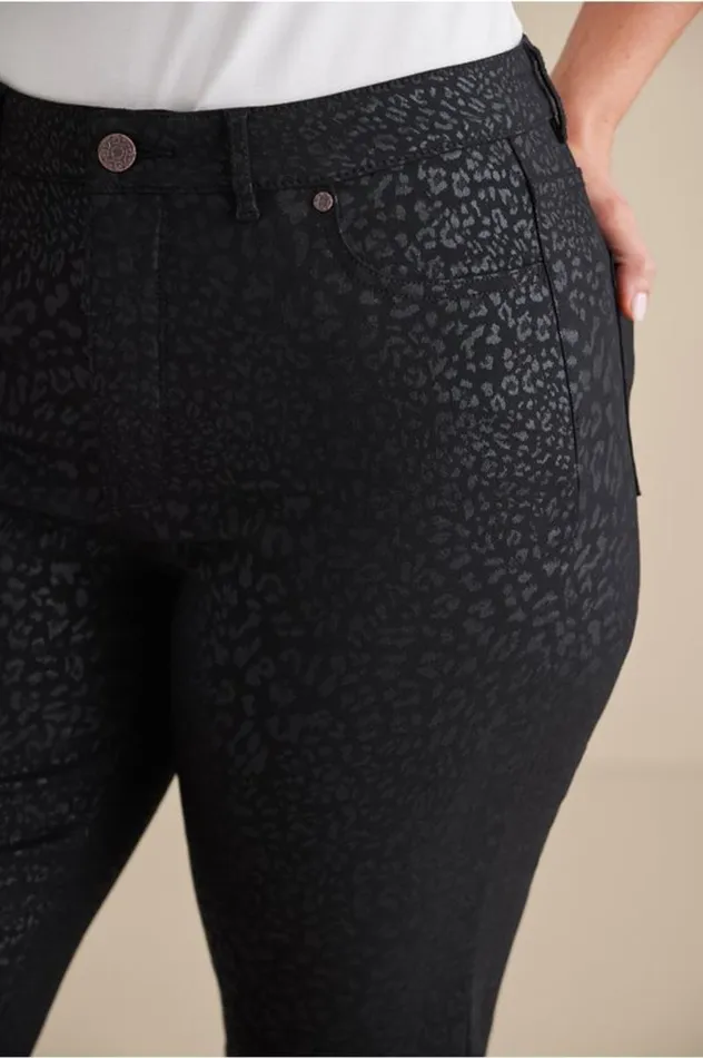 Women Ultimate Denim Animal Straight Leg Jeans Metallic Animal Soft Surroundings Jeans Women Ultimate Denim Animal Straight Leg Jeans Metallic Animal Soft Surroundings Jeans