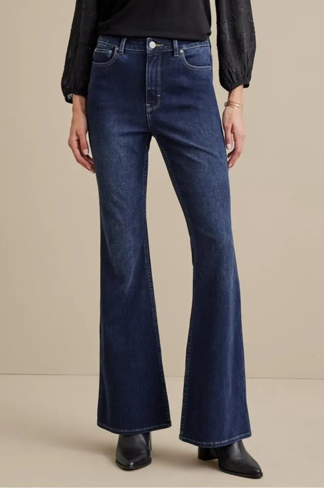 Women Ultimate Denim Flare Jeans Tidal Blue Wash Soft Surroundings Jeans Women Ultimate Denim Flare Jeans Tidal Blue Wash Soft Surroundings Jeans