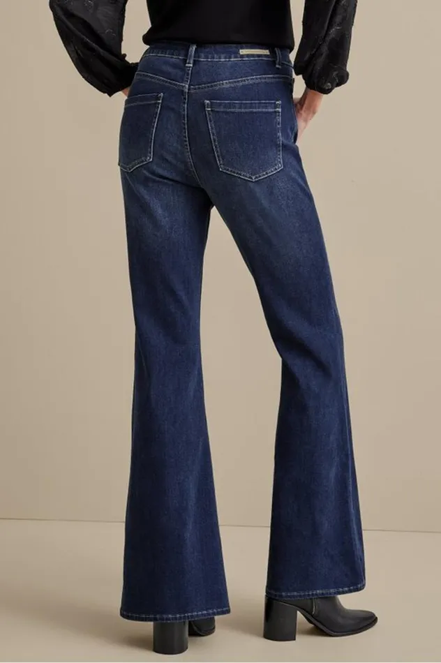 Women Ultimate Denim Flare Jeans Tidal Blue Wash Soft Surroundings Jeans Women Ultimate Denim Flare Jeans Tidal Blue Wash Soft Surroundings Jeans