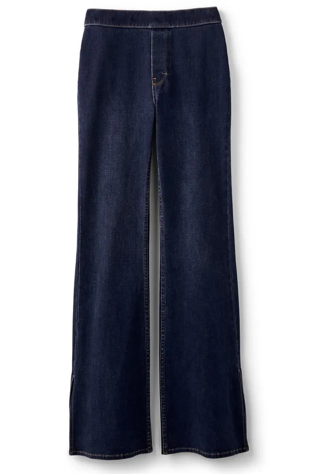 Women Ultimate Denim Slit Hem Flare Jeans Tidal Blue Wash Soft Surroundings Jeans Women Ultimate Denim Slit Hem Flare Jeans Tidal Blue Wash Soft Surroundings Jeans