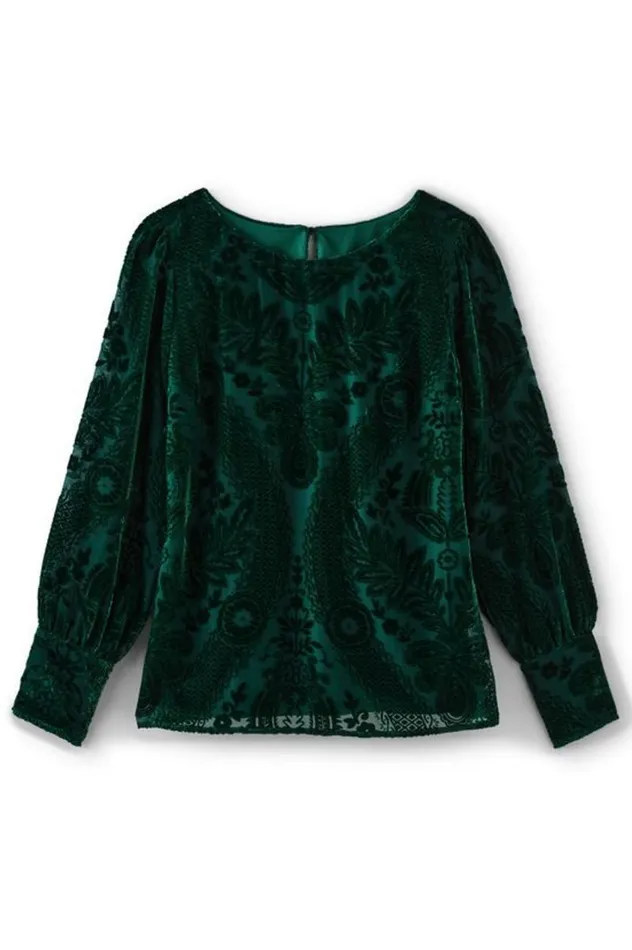 Women Vanetta Velvet Top Sapphire Soft Surroundings Tops Women Vanetta Velvet Top Sapphire Soft Surroundings Tops