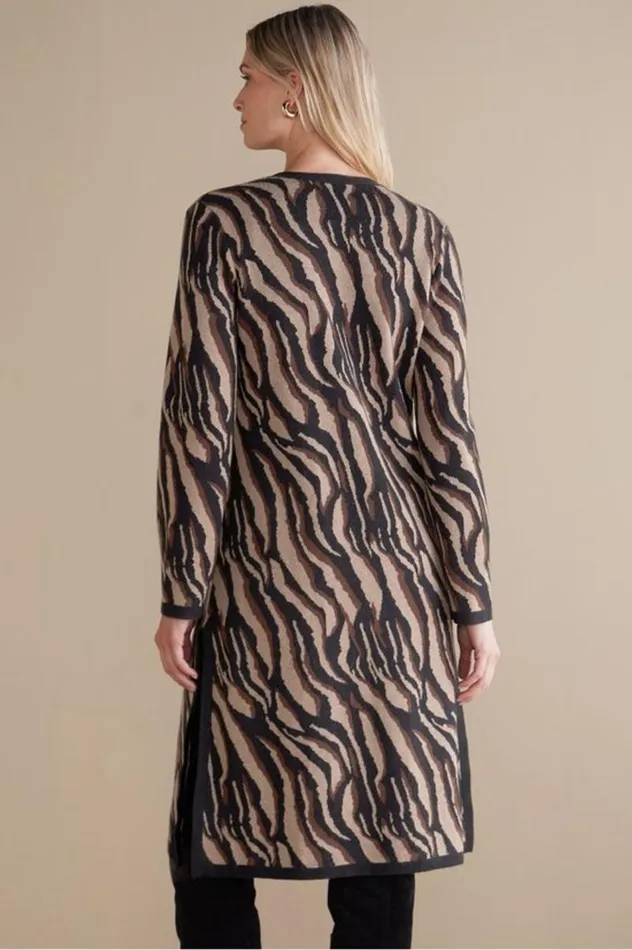 Women Veronica Jacquard Cardigan Neutral Animal Soft Surroundings Sweaters and Cardigans Women Veronica Jacquard Cardigan Neutral Animal Soft Surroundings Sweaters and Cardigans