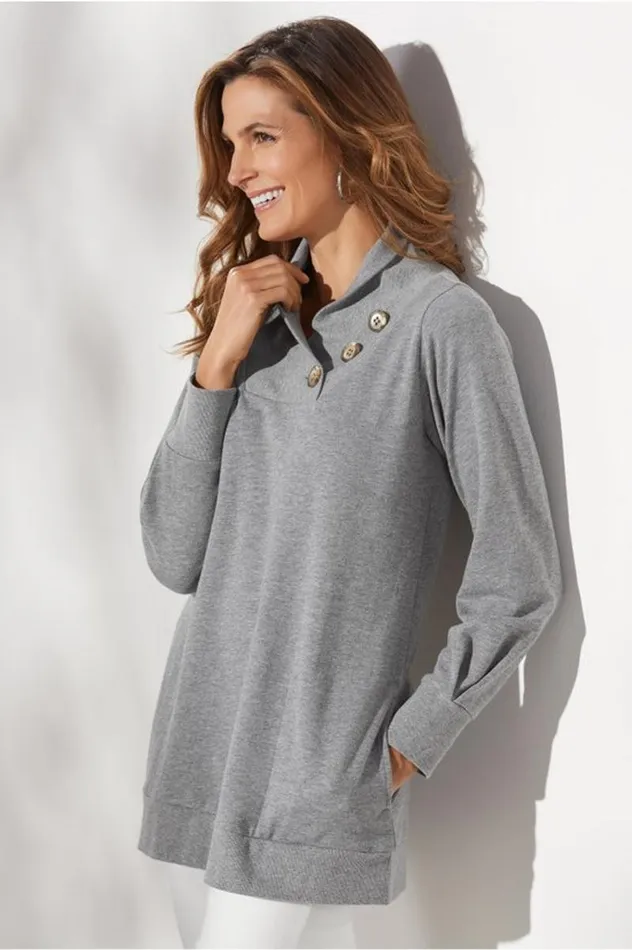Women Winifred Pullover Cinnamon Soft Surroundings Tops Women Winifred Pullover Cinnamon Soft Surroundings Tops
