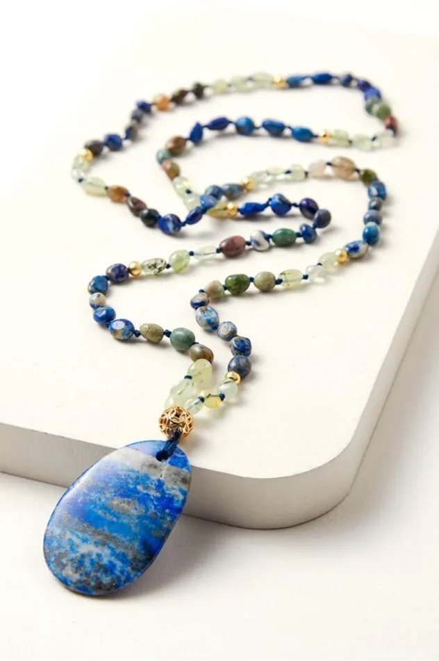 Women Yarra Pendant Necklace Lapis Soft Surroundings Jewelry