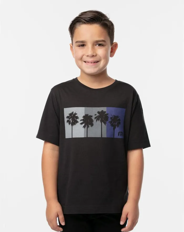 YouthMen Youth Tops TravisMathew SHALLOW END YOUTH TEE Black