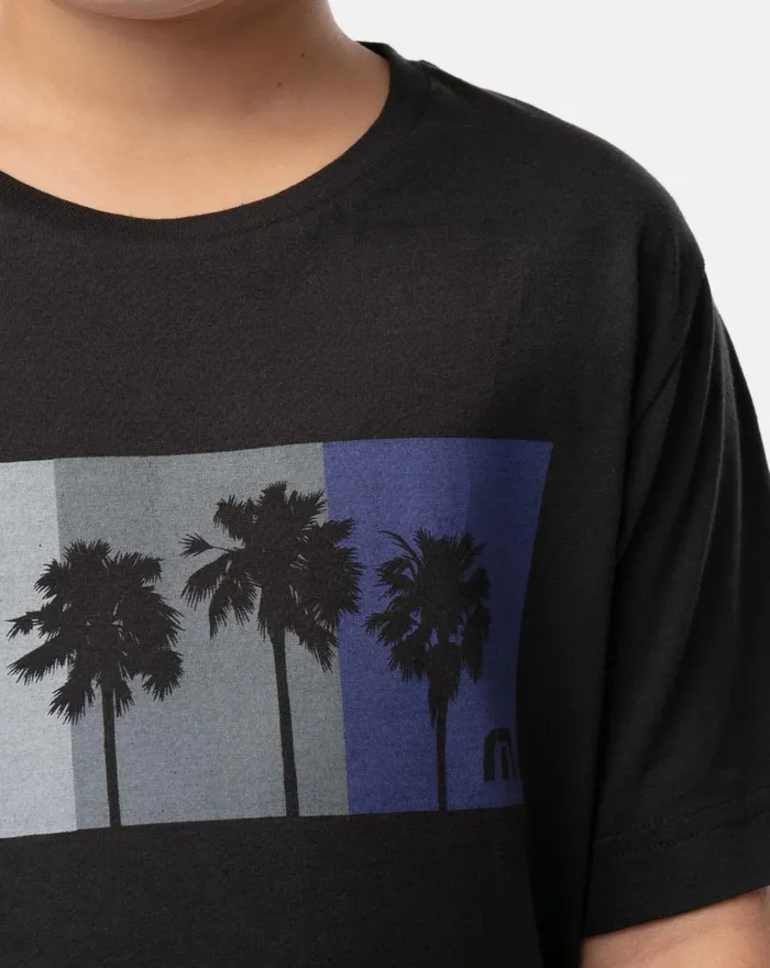 YouthMen Youth Tops TravisMathew SHALLOW END YOUTH TEE Black