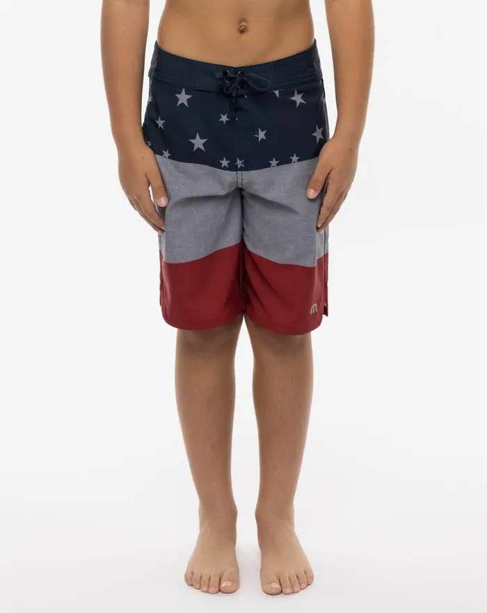 Youth Youth Bottoms TravisMathew WATER SLIDE YOUTH BOARDSHORT Blue Nights