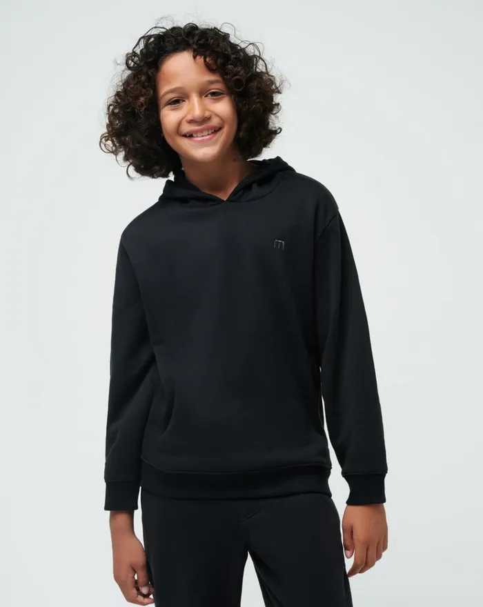 Youth Youth Tops TravisMathew CLOUD YOUTH HOODIE Black