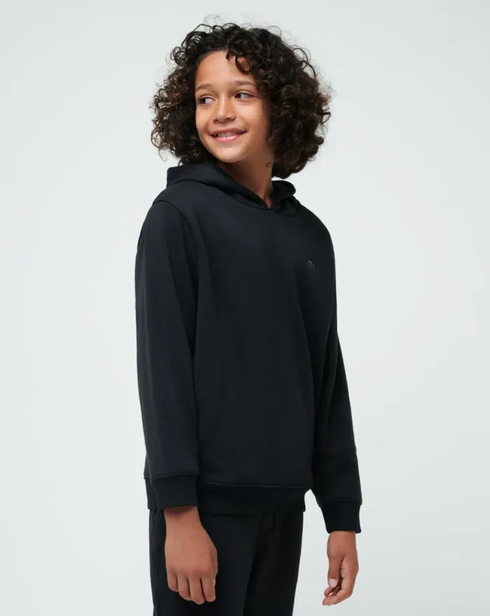 Youth Youth Tops TravisMathew CLOUD YOUTH HOODIE Black