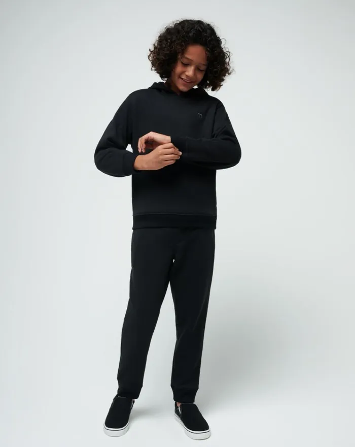 Youth Youth Tops TravisMathew CLOUD YOUTH HOODIE Black