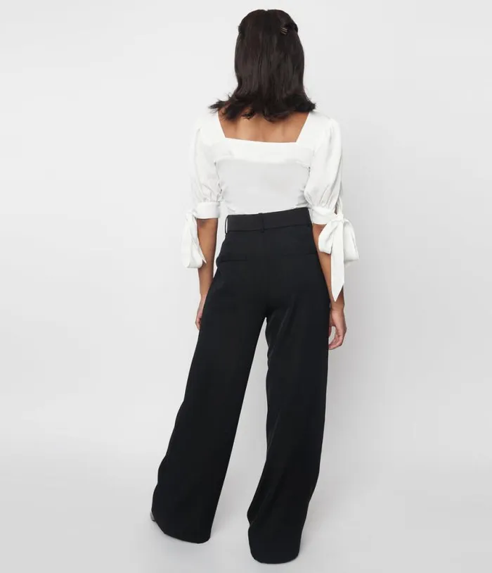 1940s Black Ginger Pants Clothing Unique Vintage Pants