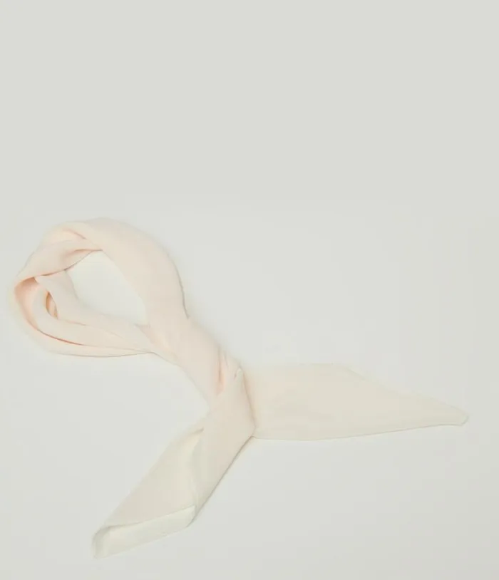 1950s Beige Chiffon Hair Scarf Accessories Unique Vintage Gloves and Scarves