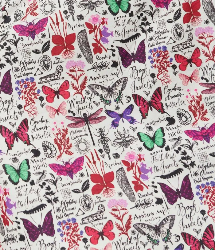 1950s Multicolor Butterfly Print Halter Swing Dress Dresses Unique Vintage Pocket Dresses