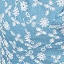 1960s Cotton Chambray Floral Eyelet Hayward Romper Clothing Unique Vintage Rompers and Jumpsuits