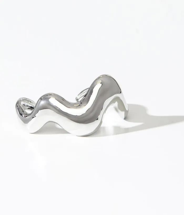 1960s Silver Wavy Bracelet Accessories Unique Vintage Bracelets