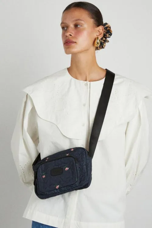 Accessories Bags Damson Madder Quilted Rose Cross Body Camera Bag