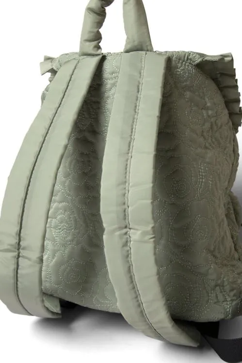 Accessories Bags Damson Madder Rose Quilted Backpack Khaki