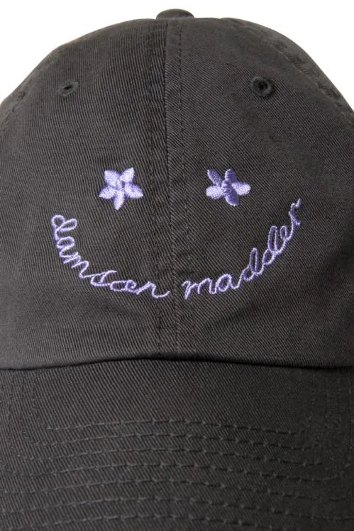 Accessories Hats Damson Madder Smiley Cap With Lilac Embroidery 8211 Web Exclusive